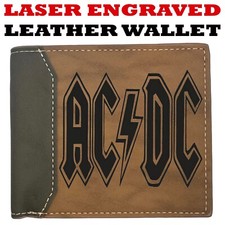 AC/DC - Leather Bifold Wallet - Premium Leather Wallet
