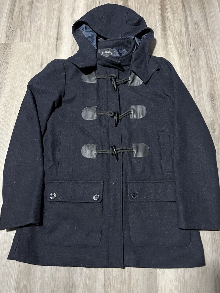 Stussy Duffle Coat Size Medium Wool GM9 | eBay