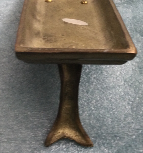 Messing Pfeifenständer Walschwanz 4,75"x 2,5" Vintage - Bild 8 von 8