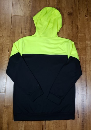 XERSION QUICK DRI Hoodie Youth XL (18-20) Black Green L/S Pullover Sweatshirt - Picture 3 of 11