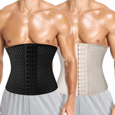 Men Belly Tummy Control Belt Slim Body Shaper Waist Trainer Compression Girdle