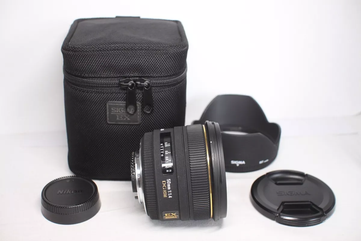 Sigma 50mm F1.4 EX DG HSM AF Lens for Nikon