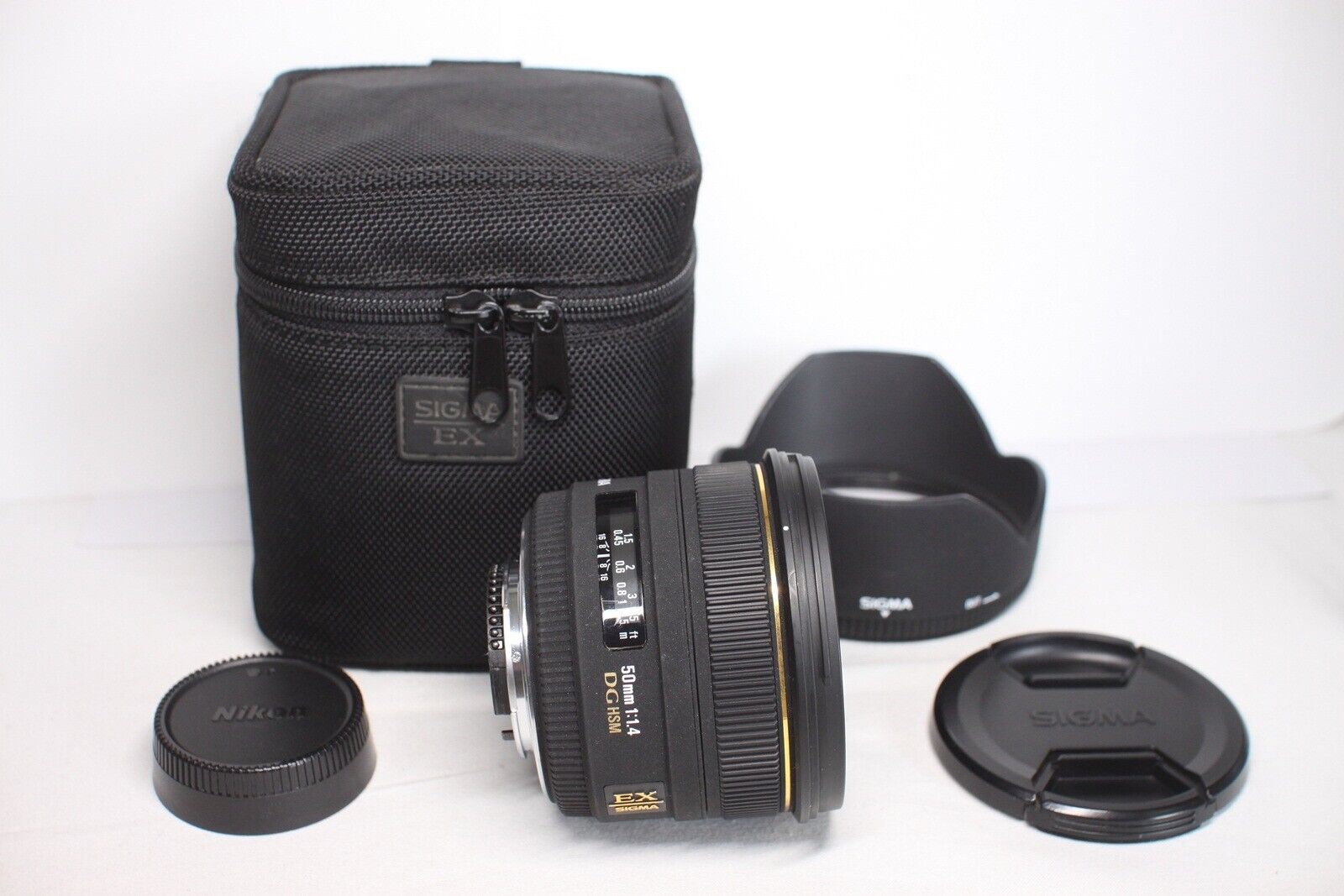 Sigma 50mm F1.4 EX DG HSM AF Lens for Nikon | eBay