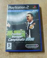 FOOTBALL MANAGER CAMPIONATO 2006 PS2 NUOVO ITALIANO PAL PLAYSTATION 2 SIGILLATO
