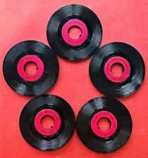 VINTAGE 1983 PPI Poynter Products Miniature Vinyl Phonograph Records Folk Songs