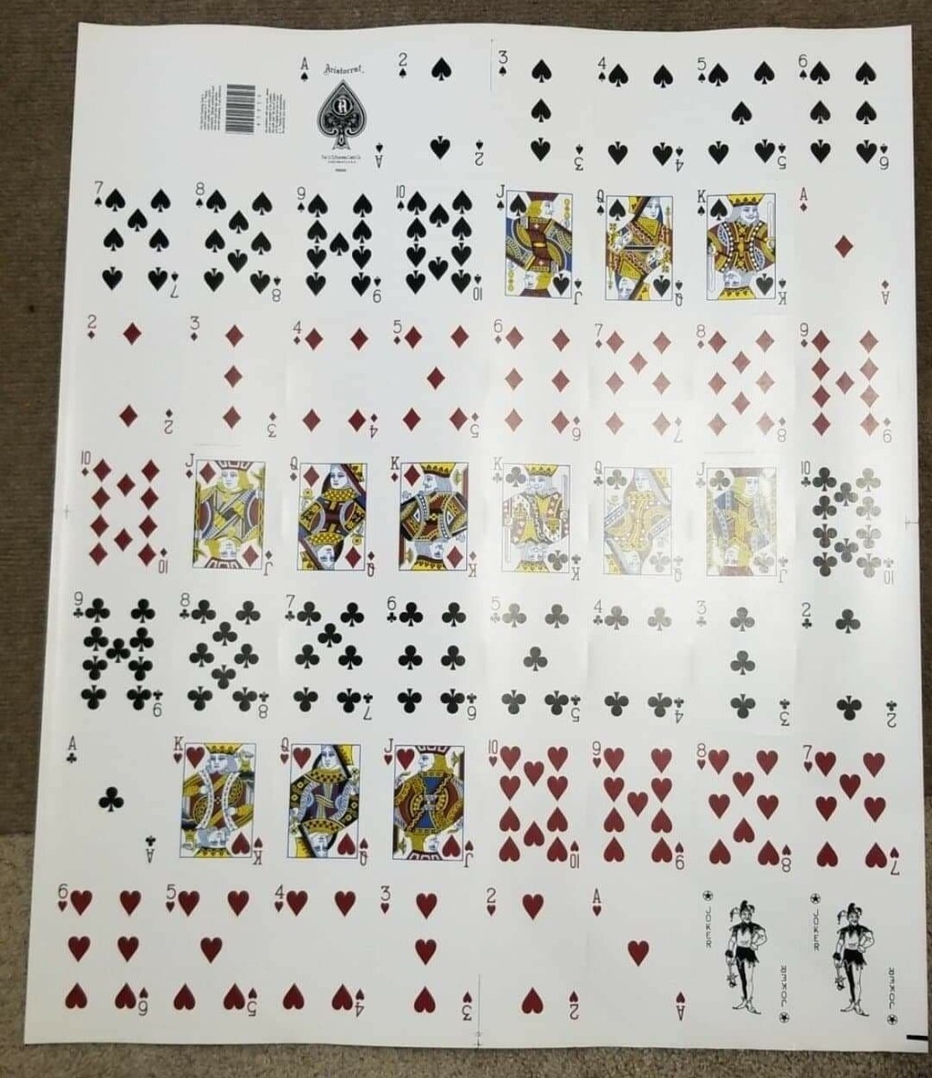Las Vegas Dunes UNCUT playing cards (red) | eBay