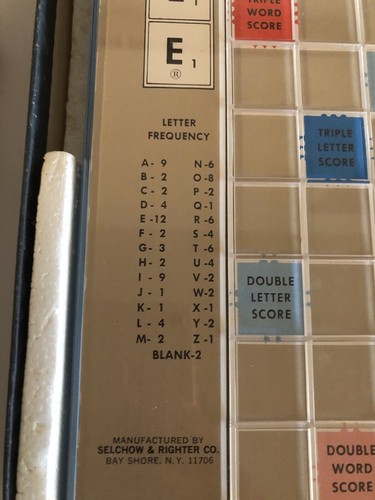 Scrabble Deluxe 1977 Edition Game Turntable Instructions Vintage Burgundy Tile - Picture 9 of 16