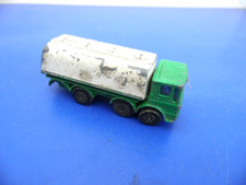 Vintage Lesney Matchbox Green BP Gasoline Tanker 8 Wheel Ergomatic Cab #32 1968