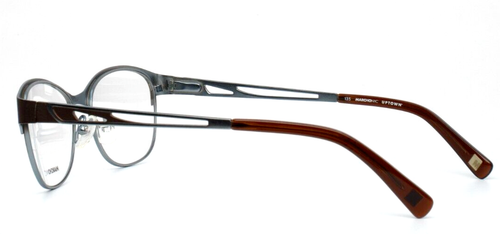 MARCHON NYC Uptown Claremont 210 Brown Womens Cat Eye Eyeglasses 52-16-135 B:35 - Picture 9 of 11