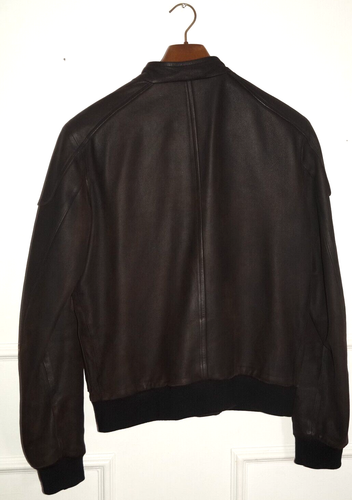 Miu Miu Men`s Lambskin Leather Jacket Size 52 UK L - Picture 4 of 9