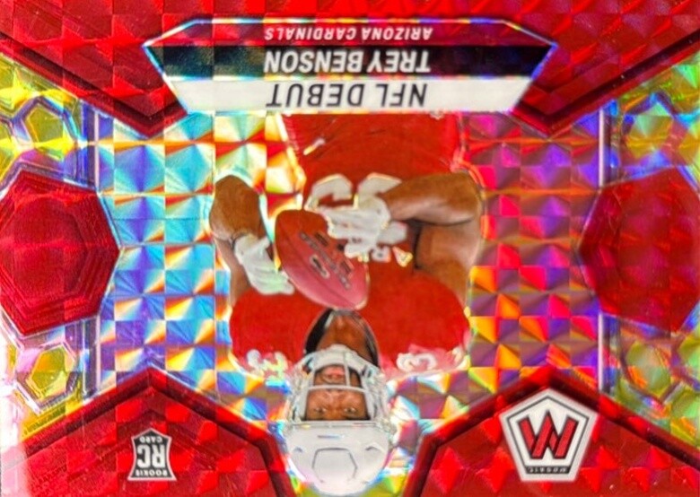 2024 Panini Mosaic #277 Trey Benson Red Mosaic 80/80