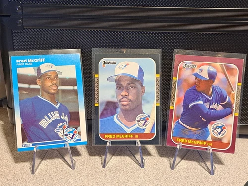 1987 Fleer Update Donruss Opening Day Fred McGriff RC #U-75 #621 #38 HOF Rookie