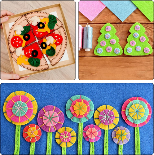 100Pcs round Felt Circles, 20Mm 3/4" Pre Cut Felt Craft Pads Non-Woven Mini Felt - Picture 5 of 6