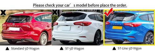19-24 Unpainted FRP For Ford Focus MK4 C519 ST-Line Rear Trunk Spoiler 1SET - Picture 3 of 6