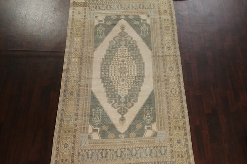 Vegetable Dye Muted Tribal Anatolian Turkish Area Rug Geometric Handmade 6x10 - 第 3/12 張圖片