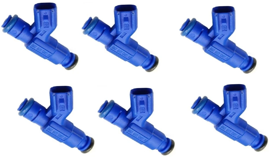 Juego de 6 inyectores de combustible OEM Bosch para Chrysler Pacifica 2004 3,5 L 0280156135 Foto 2 de 4