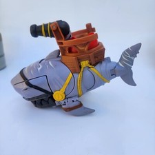 Fisher Price Imaginext Pirata Mega Boca Tiburón Barco Barco Solo Sin Figura