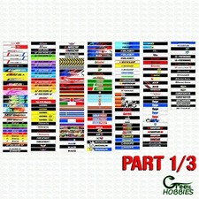 -1/3-  RC 1/10 Windshield Banner Sticker Sunstrip Scale Decal Drift Car Truck