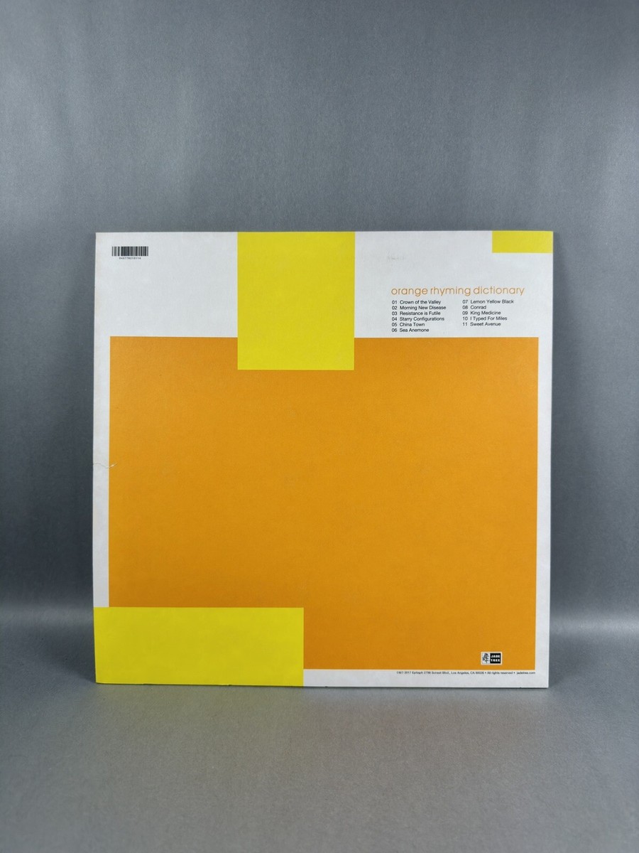 jets to brazil・orange rhyming dictionary Jets To Brazil-Orange Rhyming Dictionary Exclusive 2LP Color