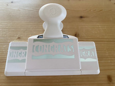 Martha Stewart Card Paper Punch Around the Page Congrats RARE