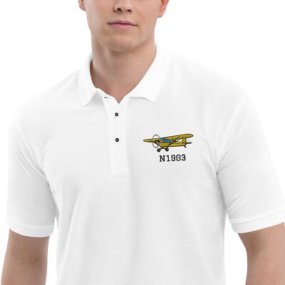 Flyboy Toys Custom Embroidered Men's Premium Polo AIRG9G3L2J3-YB1 - Add your N#