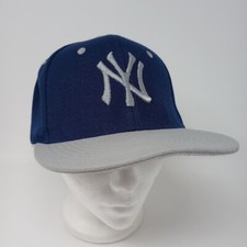New York Yankees Navy Blue Gray Premium Headwear Adjustable Baseball Hat Cap