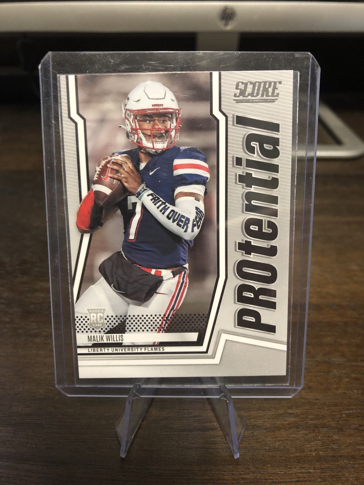 2022 Panini Score Football Malik Willis Protential RC #P-MW Liberty Flames