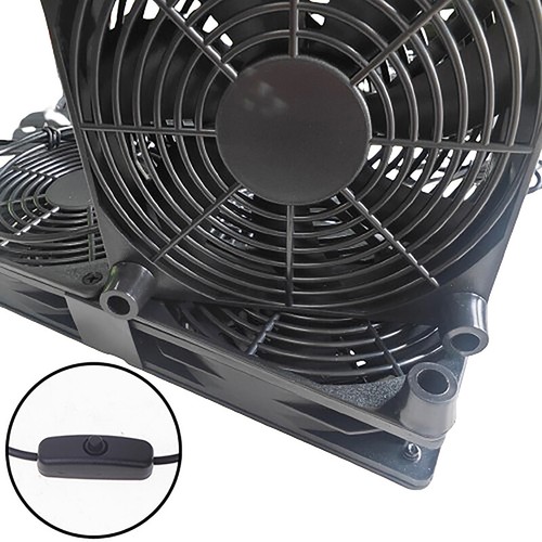 1 Set 120mm DC12V USB Powered PC Router Fans High Airflow Cooling Fan _ou - Photo 12/16