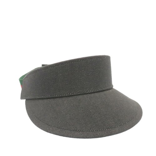 GUCCI Web Sherry Line Golf Sun Visor 