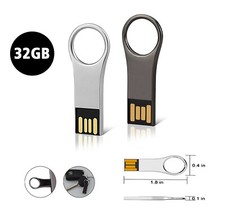 32GB USB 2.0 Flash Drive Waterproof Metal Memory Stick Thumb Drive Storage LOT