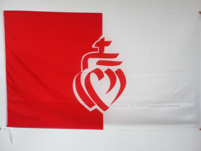 Drapeau Département Vendée 90x60cm - Cœur Vendéen - AZ FLAG - Neuf Sous Emballage
