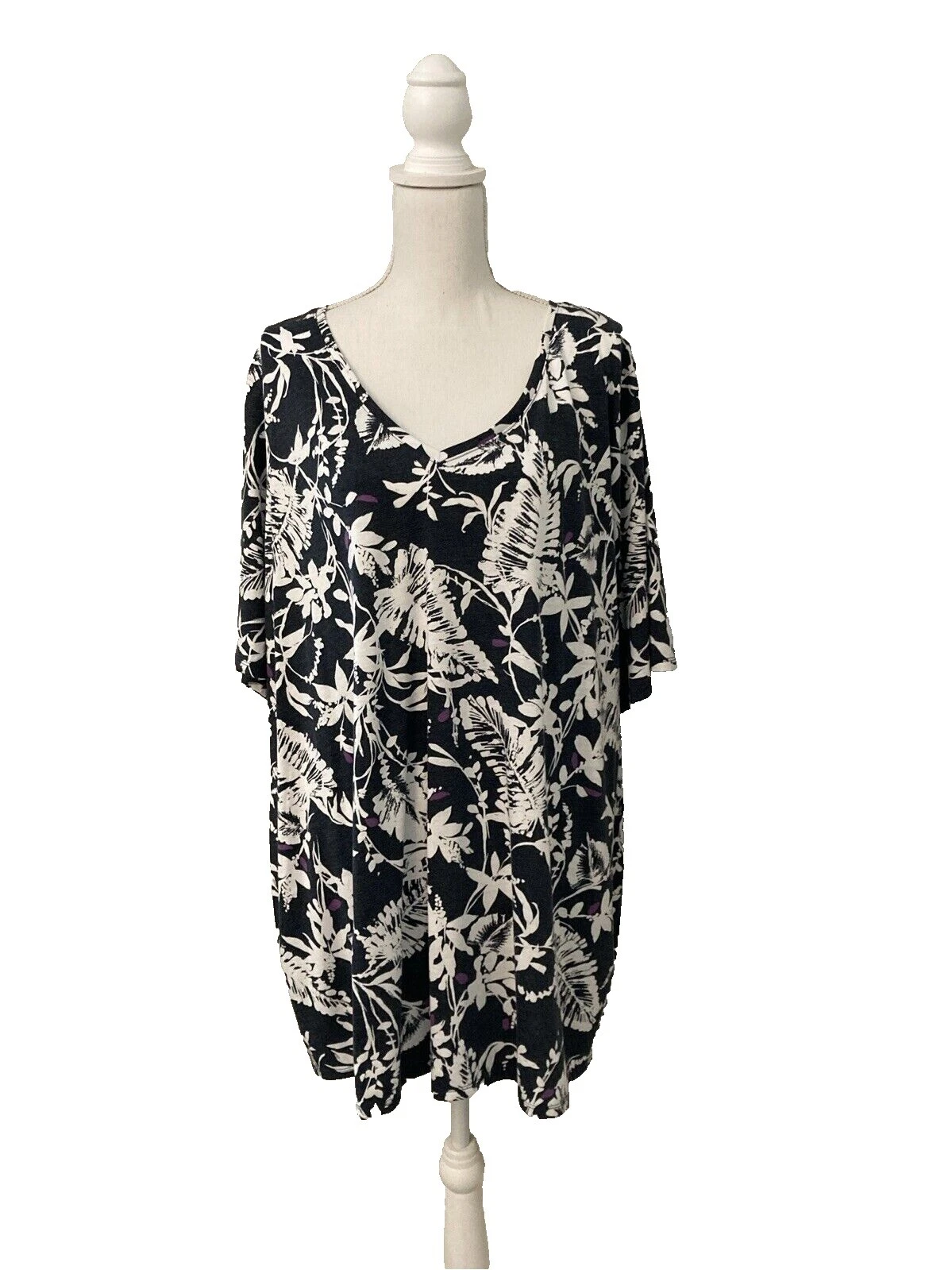 Lane Bryant Polyester Floral Tops & Blouses for Women