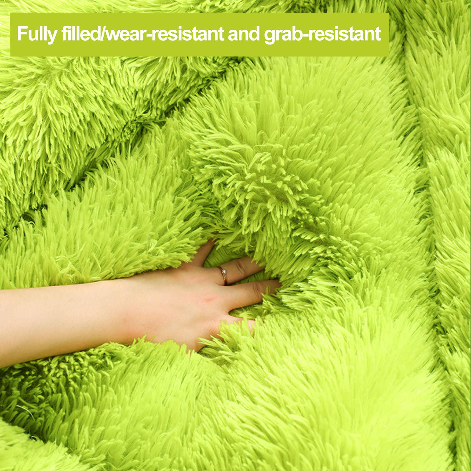 Joint Pain Relief Dog Bed for Curling Up Plush Triangle Cozy Trendy Design Sleep eBay