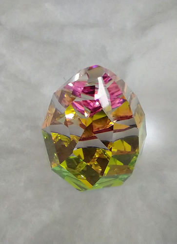 Rare Retired Swarovski Vitral Medium Cone Rio Paperweight 7452 060 087 - Bild 13 von 15