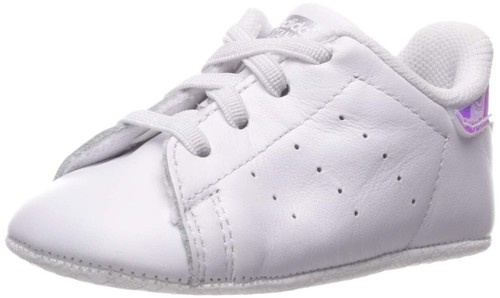 Adidas Toddler Girls Size 3K Originals Stan Smith Crin Sneaker Shoes, White, NwB - Picture 1 of 4