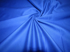 100 COTTON TWILL FABRIC royal blue colour roll 58" wide