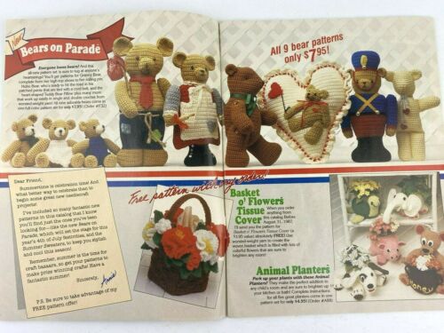 Vintage Annie's Attic Needlecraft Katalog Nummer 26 gehäkelte Bären auf Parade - Bild 3 von 12