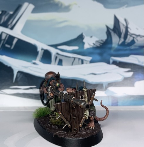 Warhammer AoS Age Of Sigmar Skaven Warplock Jezzails Painted (1 of 2) - Picture 2 of 13