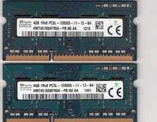 New 8GB (2x 4GB Kit) Dell Latitude E6420 E6430 E6430u E6440 E6530 DDR3L Memory 