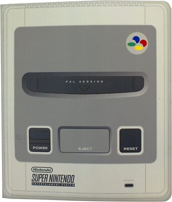 Super Nintendo SNES Notizbuch Retro gaming Accesoires 200 Seiten NEUWARE