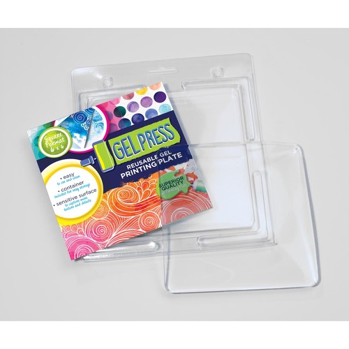 Gel Press Reusable Gel Printing Plate 6x6" - 第 1/1 張圖片