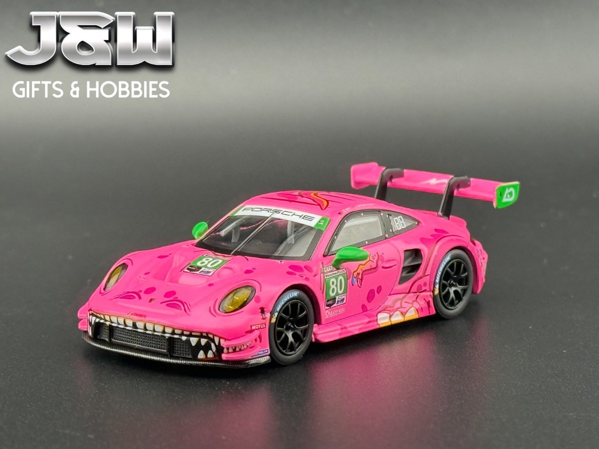 (2点)MINI GT 1/64 ポルシェ 911 GT3R #80 roxy MINIGT 1:64 GT3 R 911 #80 #77 AO Racing 2023 VIRginia Roxy