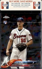 2018 Topps Chrome #42 Lucas Sims Rookie Atlanta Braves