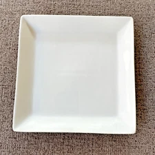 Pottery Barn Great White Plate Square Salad Plate 8 7/8”x 8 7/8” x 1”
