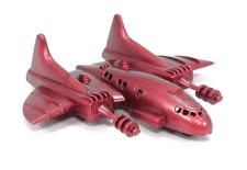 RARE 1950s Marx Spaceship  1 - Maroon Twin-Gun Marx Spaceship