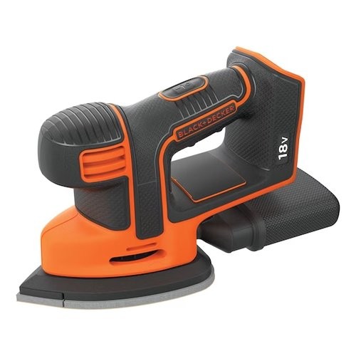 Black & Decker Levigatrice Palmare orbitale Batteria 18V Non inclusa