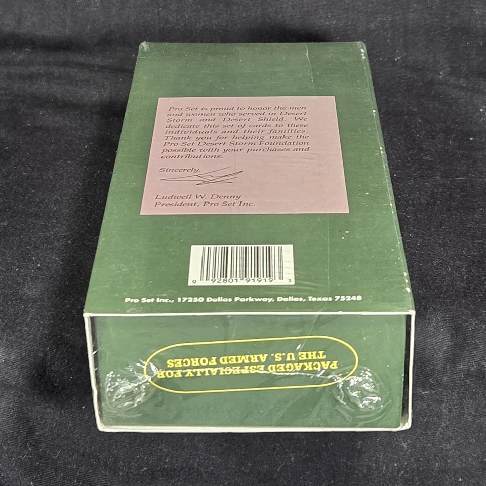 1991 Desert Storm Pro Set SEALED Complete Set 253 Cards Gulf War Era History - Image 2 of 4