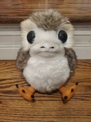 Star Wars Plush Talking Porg Doll Talks Moves se7en20 Animatronic Force Awakens