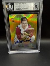 2009 Topps Tribute JOHNNY BENCH GOLD REFRACTOR AUTO #24/50 💎Cincinnati Reds HOF