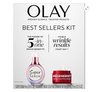 Olay Super Serum & Microsculpting Cream Mini Duo .04fl, and .05fl